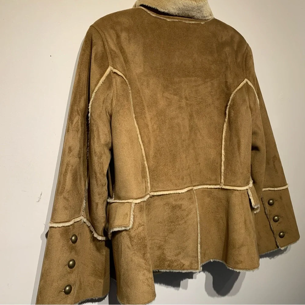 Vintage Guillaume Faux Leather Jacket XL-1X - Picture 7 of 10